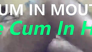 Roxana's Cum in Mouth Blowjob - First Time Cum in Her Mouth