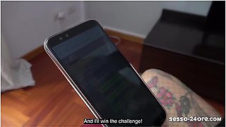 Mary Rider In Hot Italian Mature Milf Dominates Young Guy With Words, So That He Cums Fast