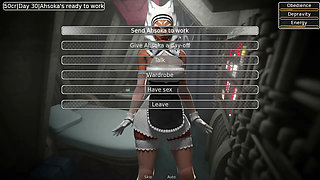 Ahsoka XXX - Ahsoka Tano's Handjob and her Big Tits