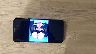 Cumtribute for sweet-honey-babe the hottest queefing slut