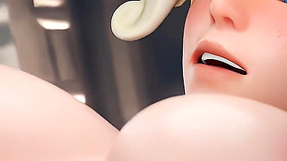 Mercy Overwatch - Sloppy Blowjob & Missionary Fuck (3d Animation)