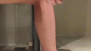Giving My Dirty Smelly Feet a Thorough Soapy Wash, Ready to Be Sucked and Worshipped by You