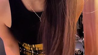 Hottest brunette solo webcam masturbation 2