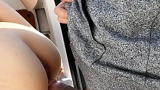 Flashling sucking and fucking on American roadtrip