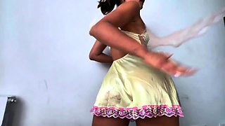Overtime babysitter with pigtails twerking on BBC
