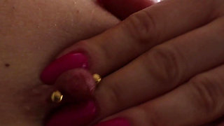 Extreme Nipple Orgasm: Elegant Blonde’s Hard Pierced Nipple Worship - Ice & Oil Sensation Play