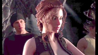 Interactive 3D sex with big natural boobs and playtime in fuckboxes