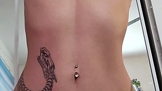 Sexy teen ebony solo toy masturbation