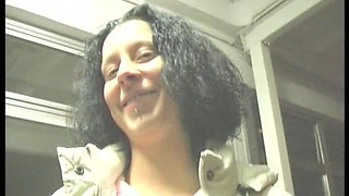 German Amateur Teen Showes Her Pussy on Casting