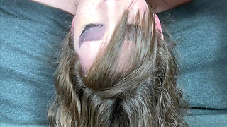 Bratty Brunette Gets Her Head Pumped Into a Sloppy Mess