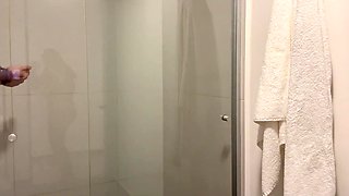 My stepmom came into the shower while I was still there. Said we need to bond