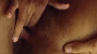 Black Girl Plays with Her Ass and Pussy and Farts While Being Fingered by Husband and Can't Help but to Piss Everywhere