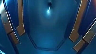 Samus Aran Zero Suit Tease - Open Zipper, Wet Suit and Chest Squeeze