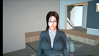 Steamy adult visual novel featuring 3D erotic stories with hot redheads and blondes