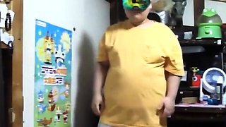 Asian Chub Jerks Off Solo