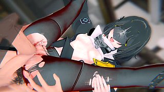 Anime, ass fuck, arknights