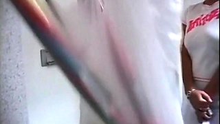 Euro amateur fingered and licked by nurse