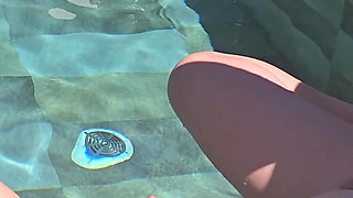 3 Hot Guys Fuck Me by the Pool