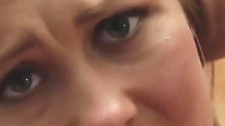 Stepsis loves me - lucky dude caught his blonde stepsister playing her pussy with dildo