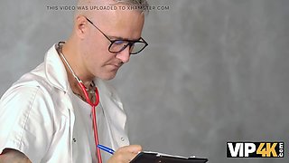 Vip4k. crazy nurse is fucking her patient during the emergency call