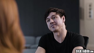 Stepparent banged stepsons faux gf