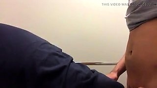 Bear and Twink in a Bathroom Stall