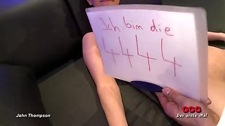 Shy German Teen Gangbang Bukkake - First Time Deep Throat and Swallow