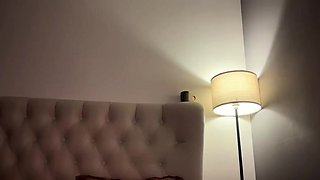 Cute blonde with big boobs solo