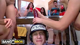 BangBros Dorm Party - Curvy Latina MILFs Ava Devine & Britney Amber Fuck Frat Boys Hardcore