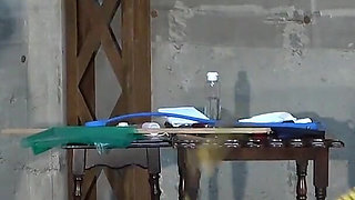 Whipping, Fap and Cum Watching, Post Orgasm Handjob, Eating Own Semen, Punishment for Two Masochists by Mistress