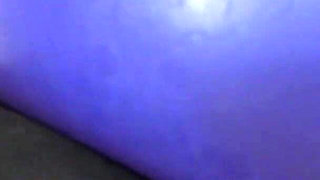 Blue Latex Dress Facesitting!