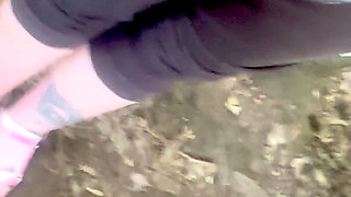 P on Her Cute Pink Sandals, Camera Focused on Her Feet My Dick See It Flow