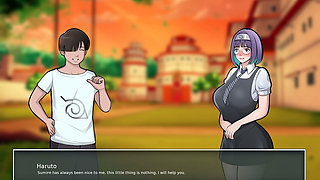 My Teacher giving a blowjob in public - Konoha Milfs part 2