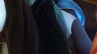 Beauty Pixelated Beauty with Dangerous Curves - 3D Animation Hentai