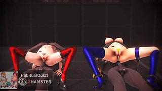 mmd r18  Kizuna AI & Mirai Akari FUCK Me sex dance ahegao ntr fuck hard dildo 3d hentai