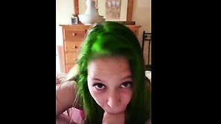 Czech amateur blowjob and fucking POV in public