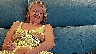 Granny Well Fucked on the Couch!