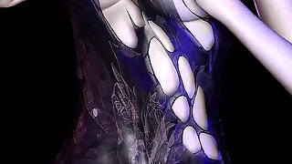 Sculpted Seduction: 3D Girl Model - 3D Animation Hentai
