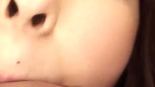 Japan teen with big silicone tits banged by step brother